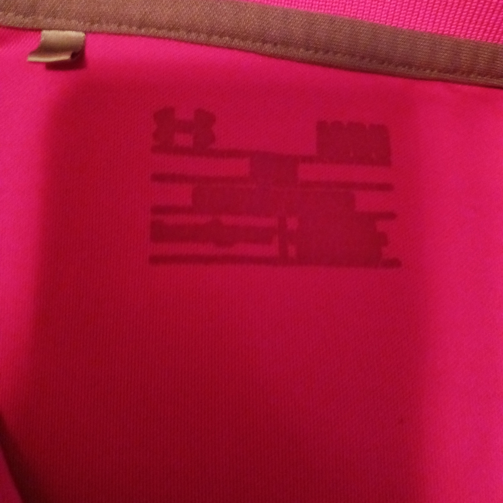 Under Armour Men's Vibrant Pink Polo - Picture 2 of 2